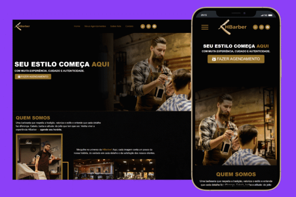 Site Para Barbearia